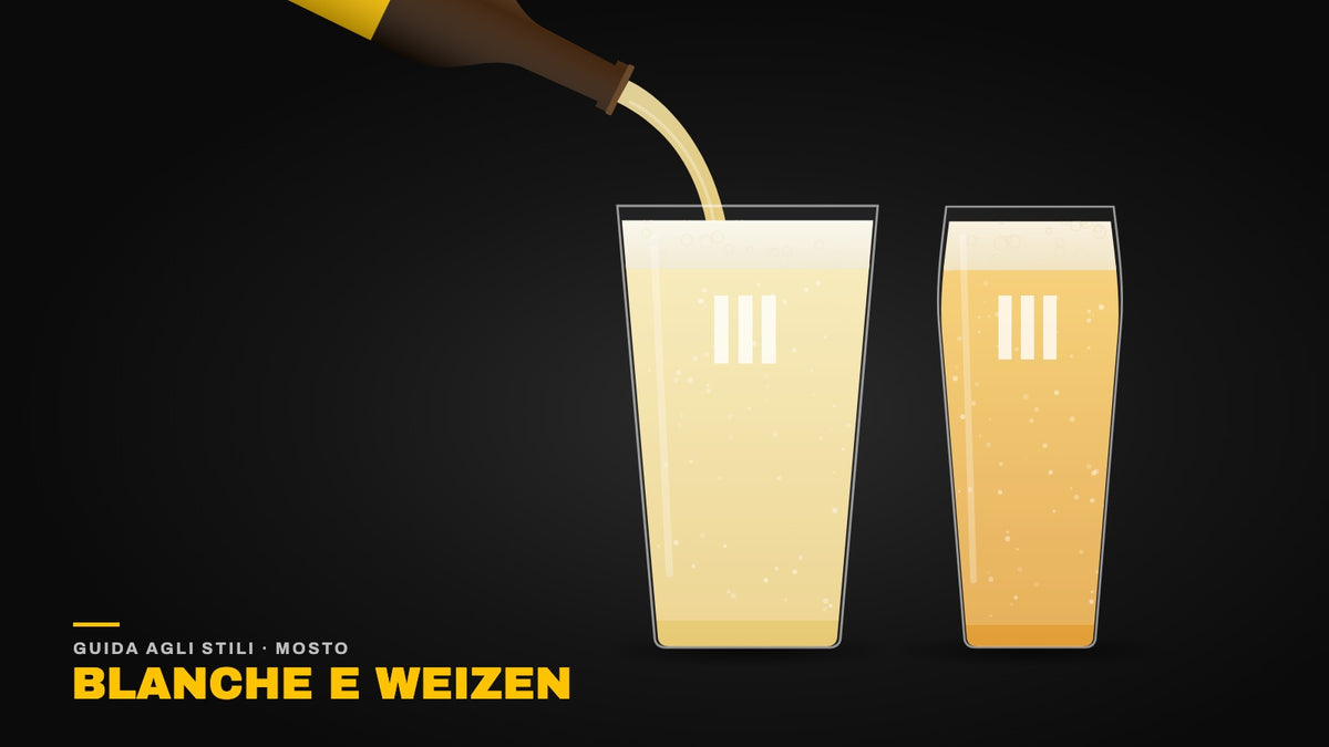 Una Blanche nella pinta e una Weizen nel Willybecher