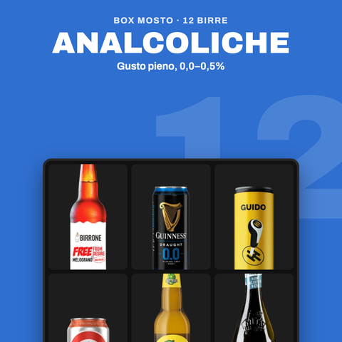 Box Analcoliche Mosto: 12 birre analcoliche