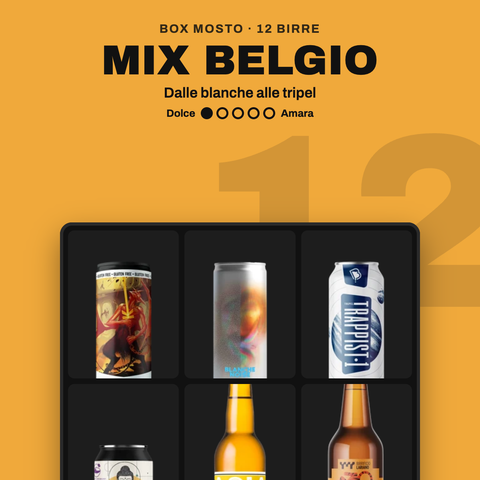 Box Mix Belgio Mosto: 12 birre in stile belga