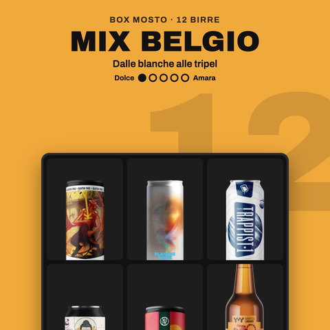 Box Mix Belgio Mosto: 12 birre in stile belga