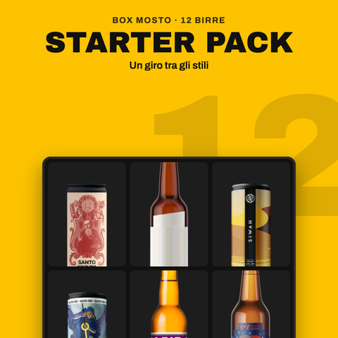Box Starter Pack Mosto: 12 birre di stili diversi