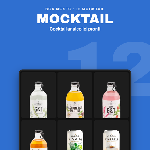 Box Mocktail Mosto: 12 cocktail analcolici