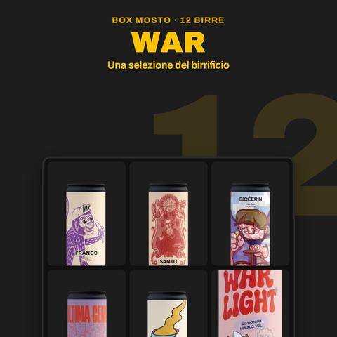 Box WAR Mosto: 12 birre